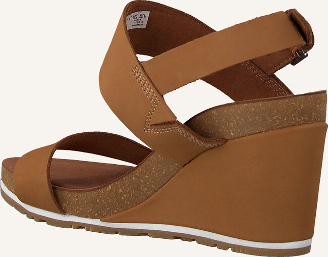 Cognac TIMBERLAND Platte sandalen CAPRI SUNSET WEDGE Cognac TIMBERLAND Platte sandalen CAPRI SUNSET WEDGE - large