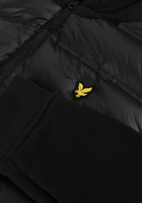 Zwarte LYLE & SCOTT Sweater HYBRID HOODIE - large