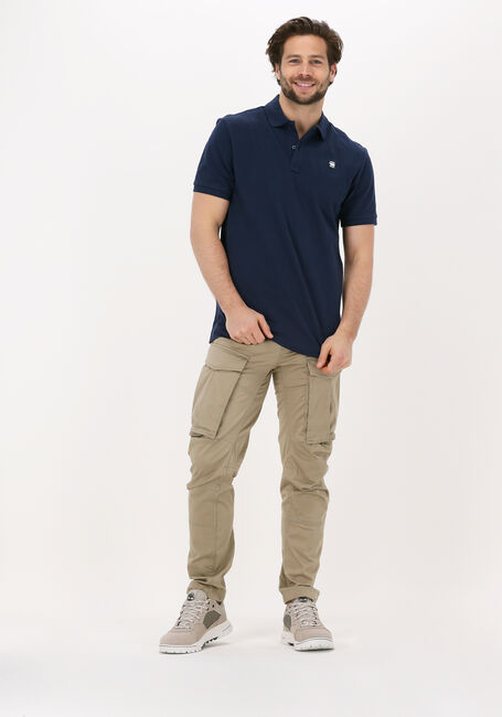 Donkerblauwe G-STAR RAW Polo DUNDA SLIM POLO S/S - large