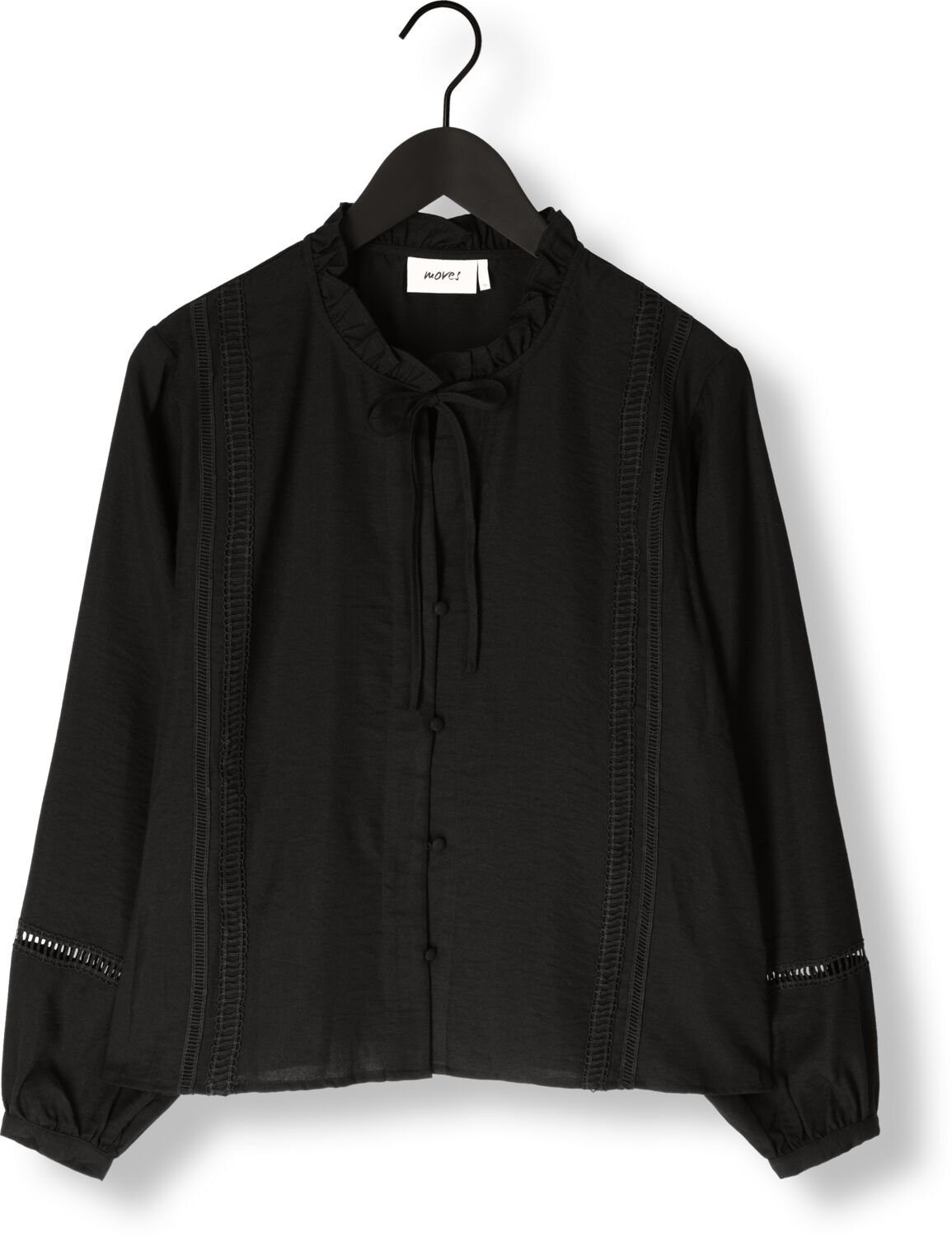 MOVES Dames Blouses Valira Top Zwart