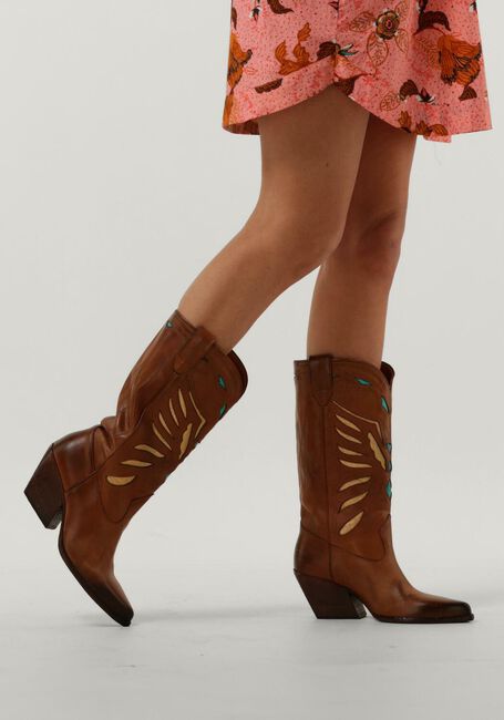 Cognac ELENA IACHI Cowboylaarzen E3492-2 Cognac ELENA IACHI Cowboylaarzen E3492-2 - large