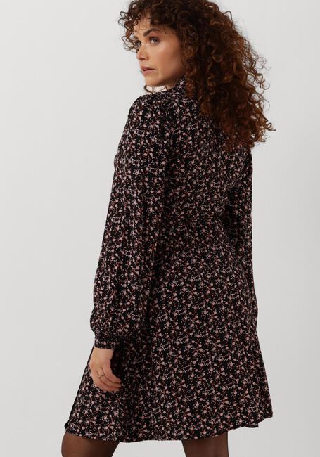 Zwarte MSCH COPENHAGEN Mini jurk MSCHMESSINA MOROCCO WRAP DRESS AOP - large