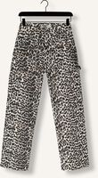 Bruine COLOURFUL REBEL Straight leg jeans TINSLEY LEOPARD DENIM WORKER PANTS Bruine COLOURFUL REBEL Straight leg jeans TINSLEY LEOPARD DENIM WORKER PANTS - medium