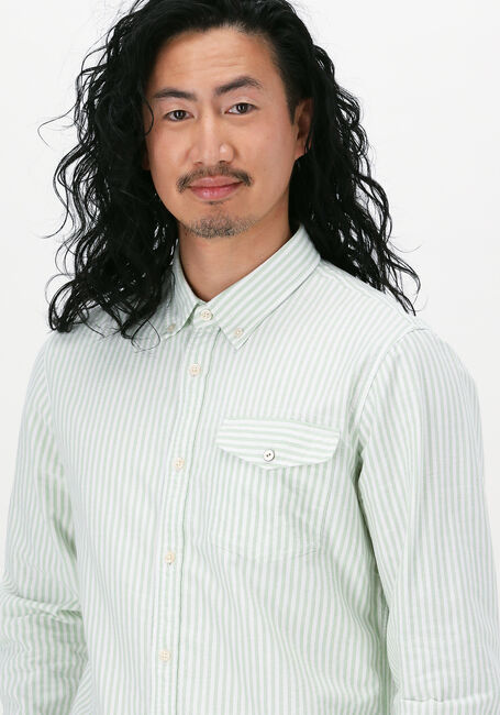 Groene SCOTCH & SODA Casual overhemd YARN-DYED STRIPED OXFORD SLIM - large