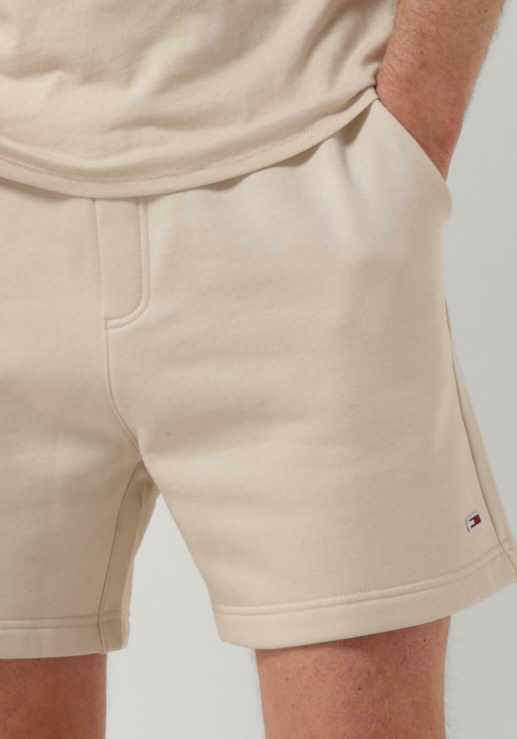 TOMMY JEANS Heren Broeken Tjm Beach Fleece Shorts Beige