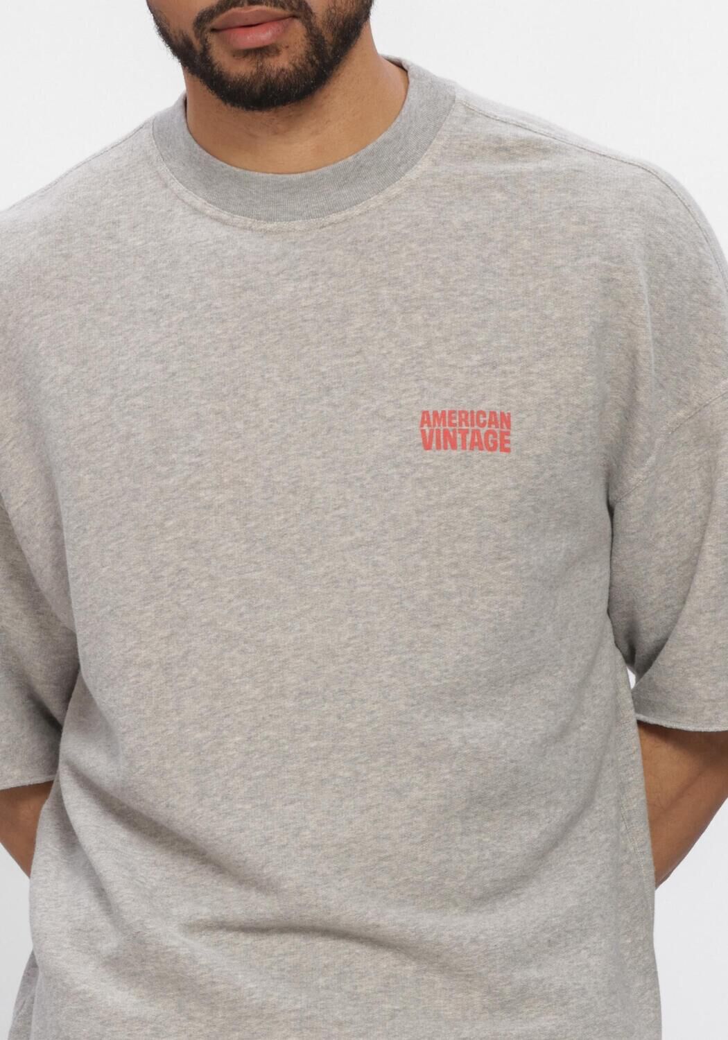 Grijze AMERICAN VINTAGE T-shirt NYZZOW T - large