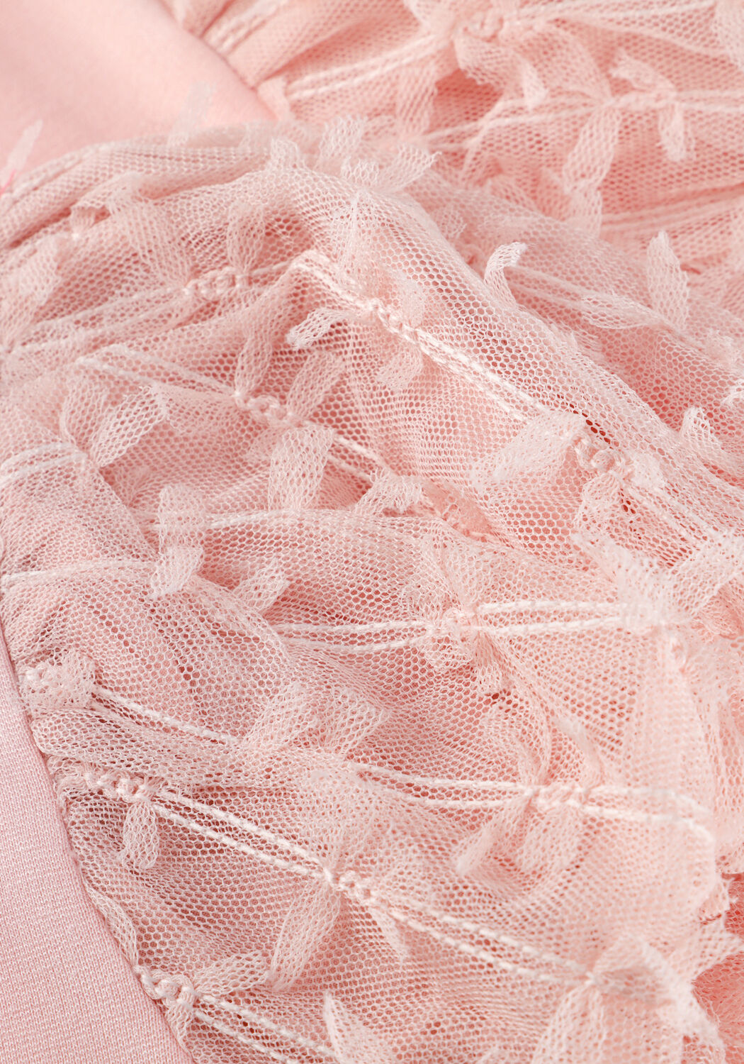 Roze MAYORAL T-shirt S/SL TULLE T-SHIRT - large