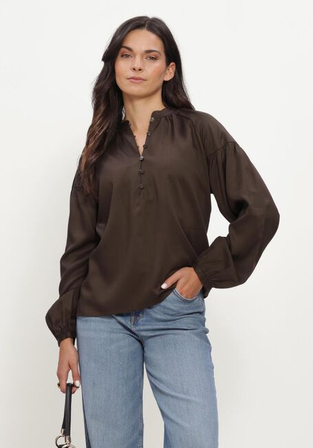 Bruine SELECTED WOMEN Blouses SLWDONNA LS SHIRT - large
