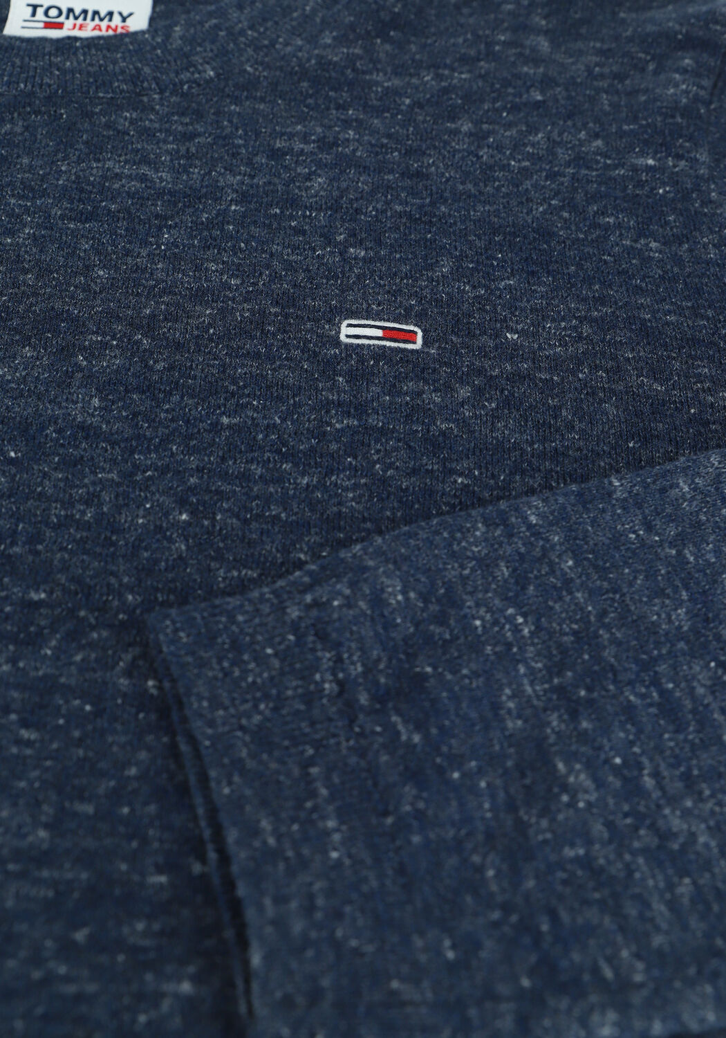 Donkerblauwe TOMMY JEANS Trui TJM SLUB GRINDLE SWEATER - large