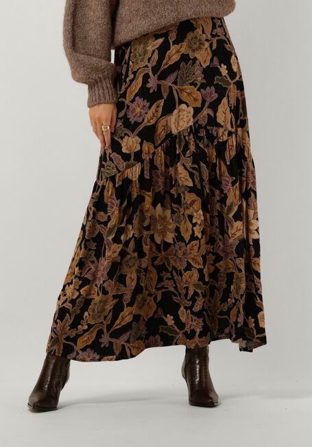 Zwarte BY-BAR Maxirok JOYA LILLI SKIRT - large