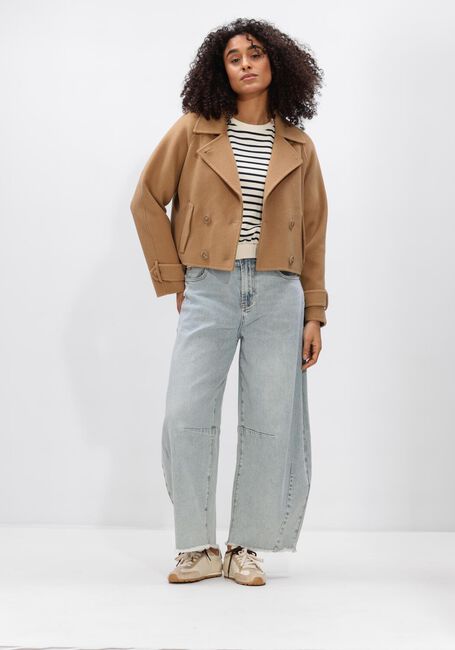 Lichtblauwe JANICE Wide jeans BILLY - large