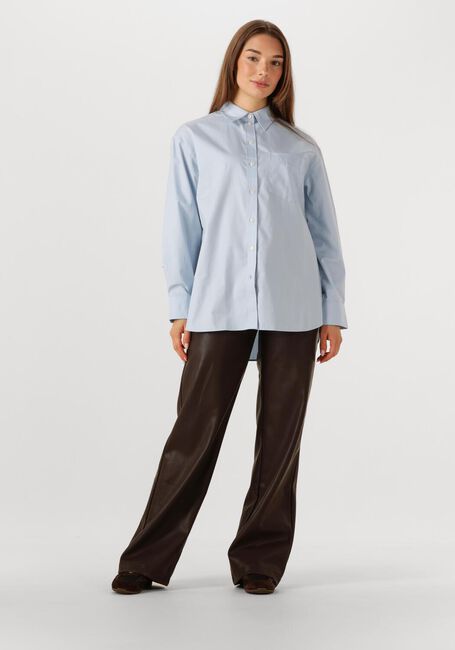 Blauwe SELECTED WOMEN Blouses SLFESTER LS OVERSIZE SHIRT - large