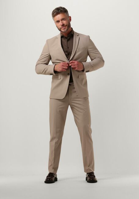 Bruine PROFUOMO Klassiek overhemd SHIRT X-CUTAWAY SC SF - large