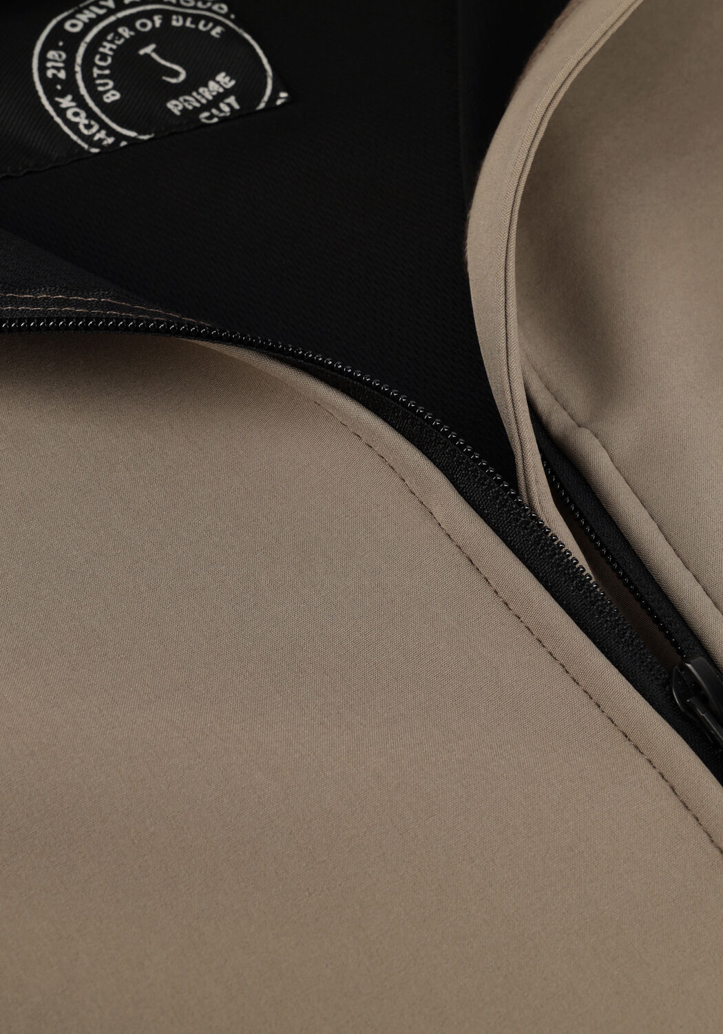 Bruine BUTCHER OF BLUE Jack ROCKSIDE SOFTSHELL JACKET - large