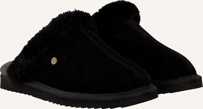 Zwarte WARMBAT Pantoffels BURLEY Zwarte WARMBAT Pantoffels BURLEY - large