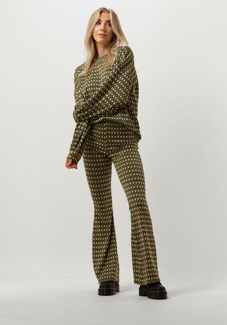 Groene REFINED DEPARTMENT Flared broek ABBA - large