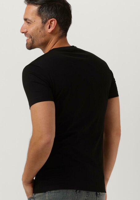 Zwarte CALVIN KLEIN T-shirt MICRO MONOLGO TEE - large
