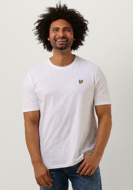 Witte LYLE & SCOTT T-shirt SLUB T-SHIRT - large