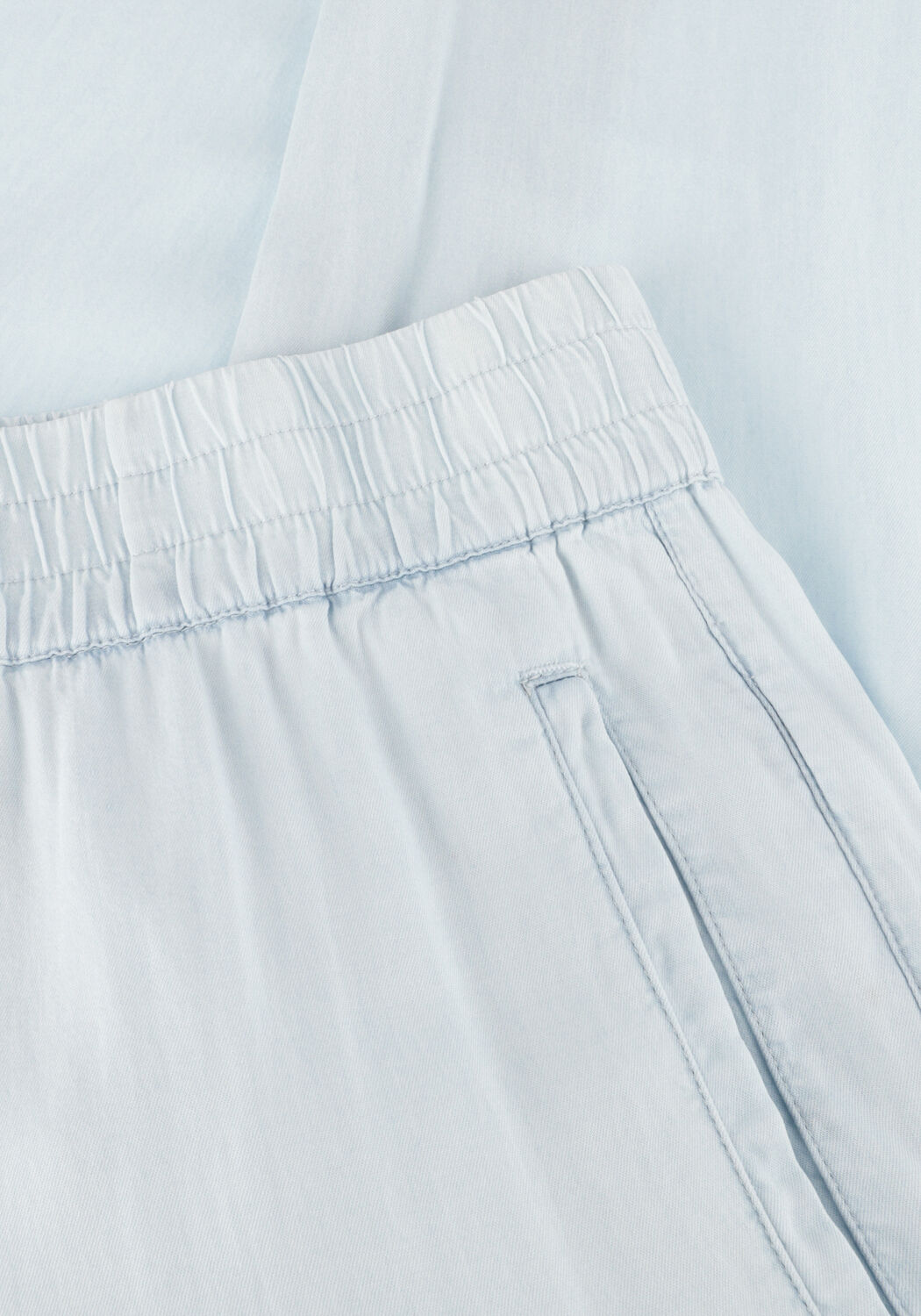 Lichtblauwe MOSCOW Wijde broek 119-02-SAM-1 - large