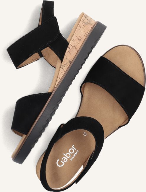 Zwarte GABOR Sandalen met hak 750.2 Zwarte GABOR Sandalen met hak 750.2 - large