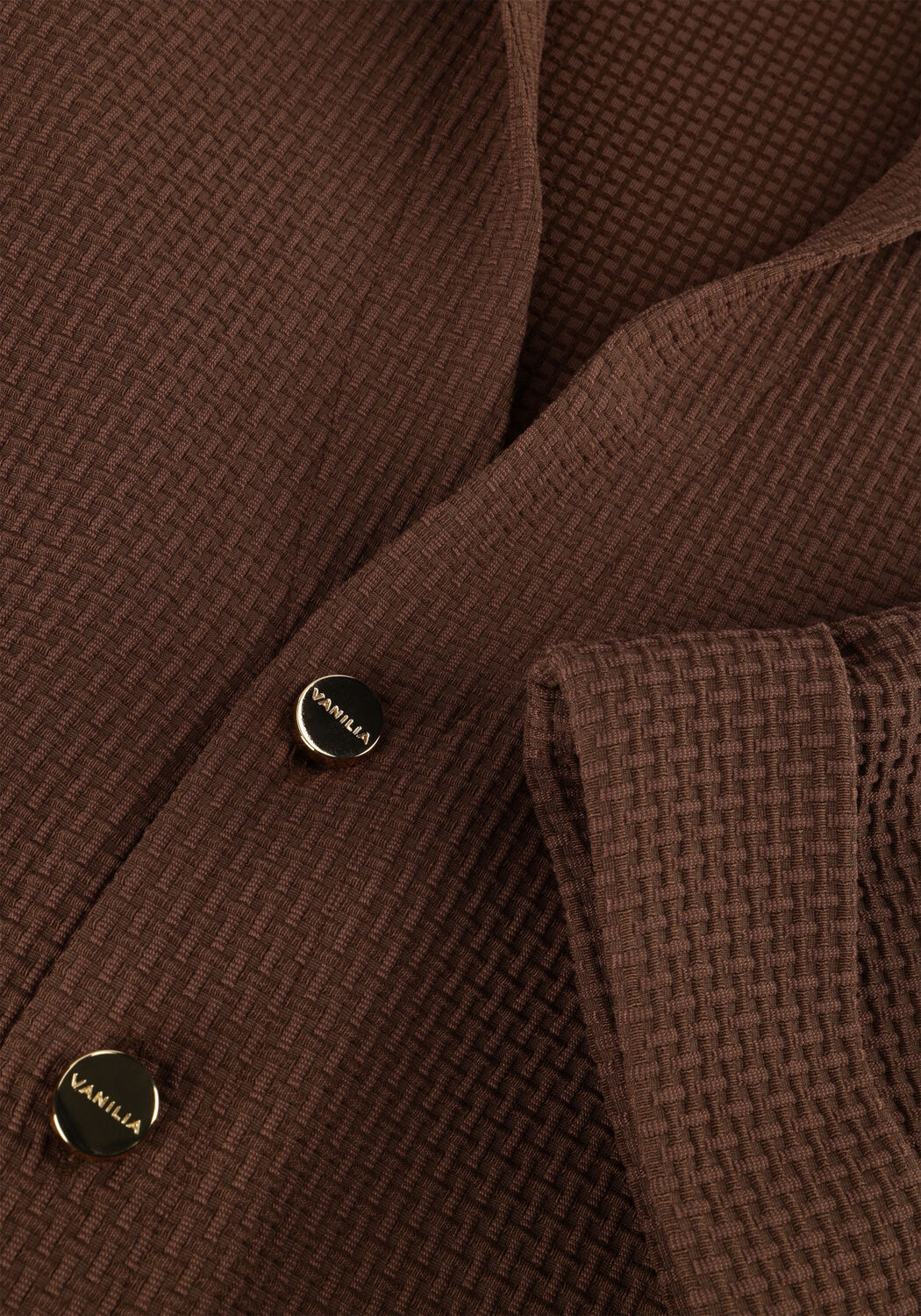 Bruine VANILIA Playsuits WAFEL PLAYSUIT - large