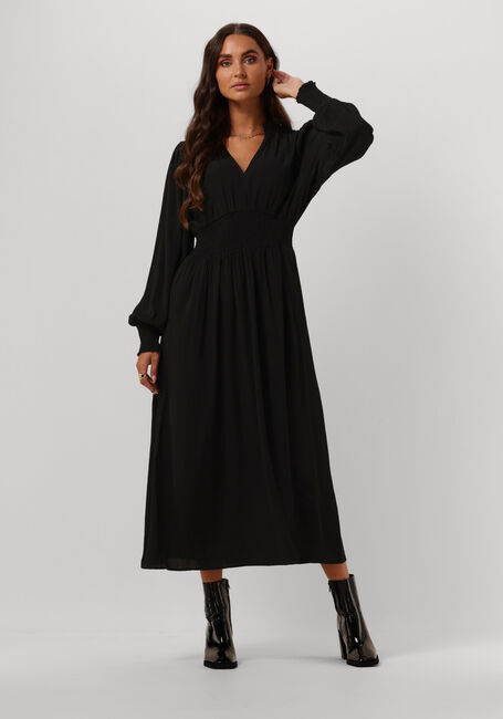 Zwarte CO'COUTURE Midi jurk NINETTE SMOCK FLOOR DRESS - large