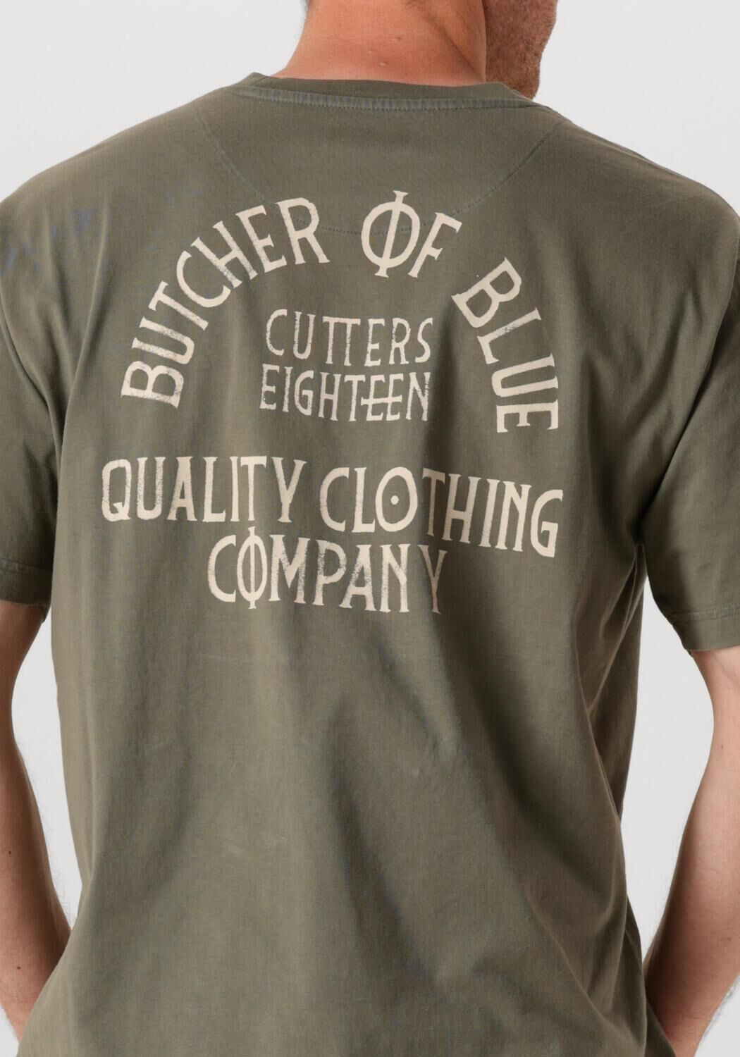 BUTCHER OF BLUE Heren Polo's & T-shirts Classic Frat Loose Tee Khaki