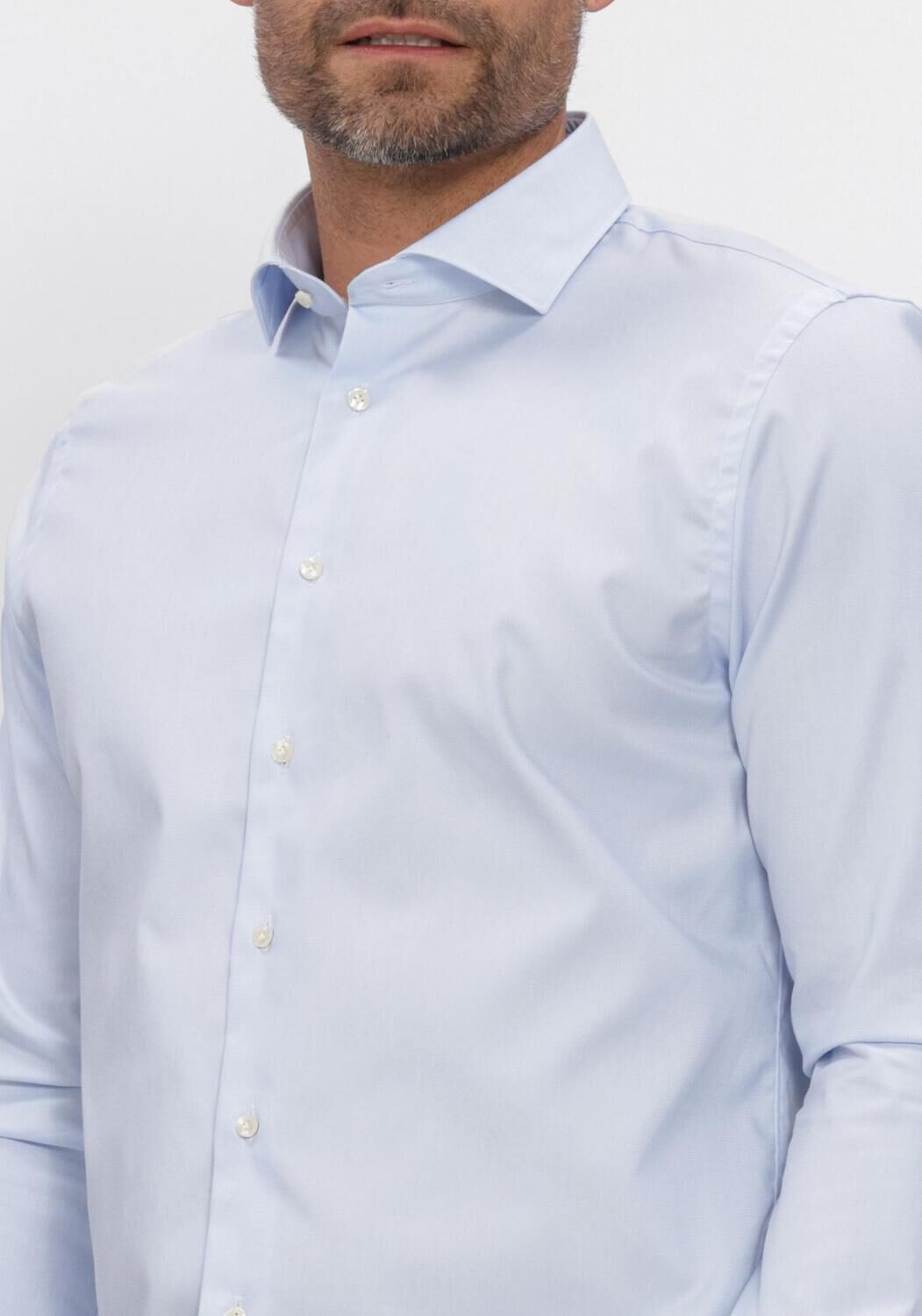 Lichtblauwe PROFUOMO T-shirt SHIRT CUTAWAY SF - large