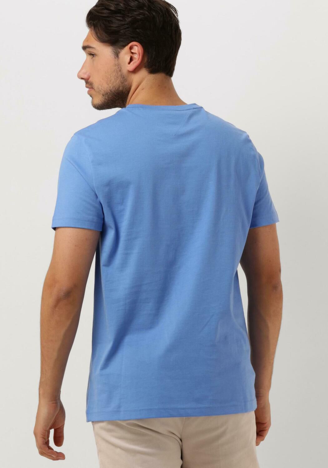 TOMMY HILFIGER Heren Polo's & T-shirts Tommy Logo Tee Blauw