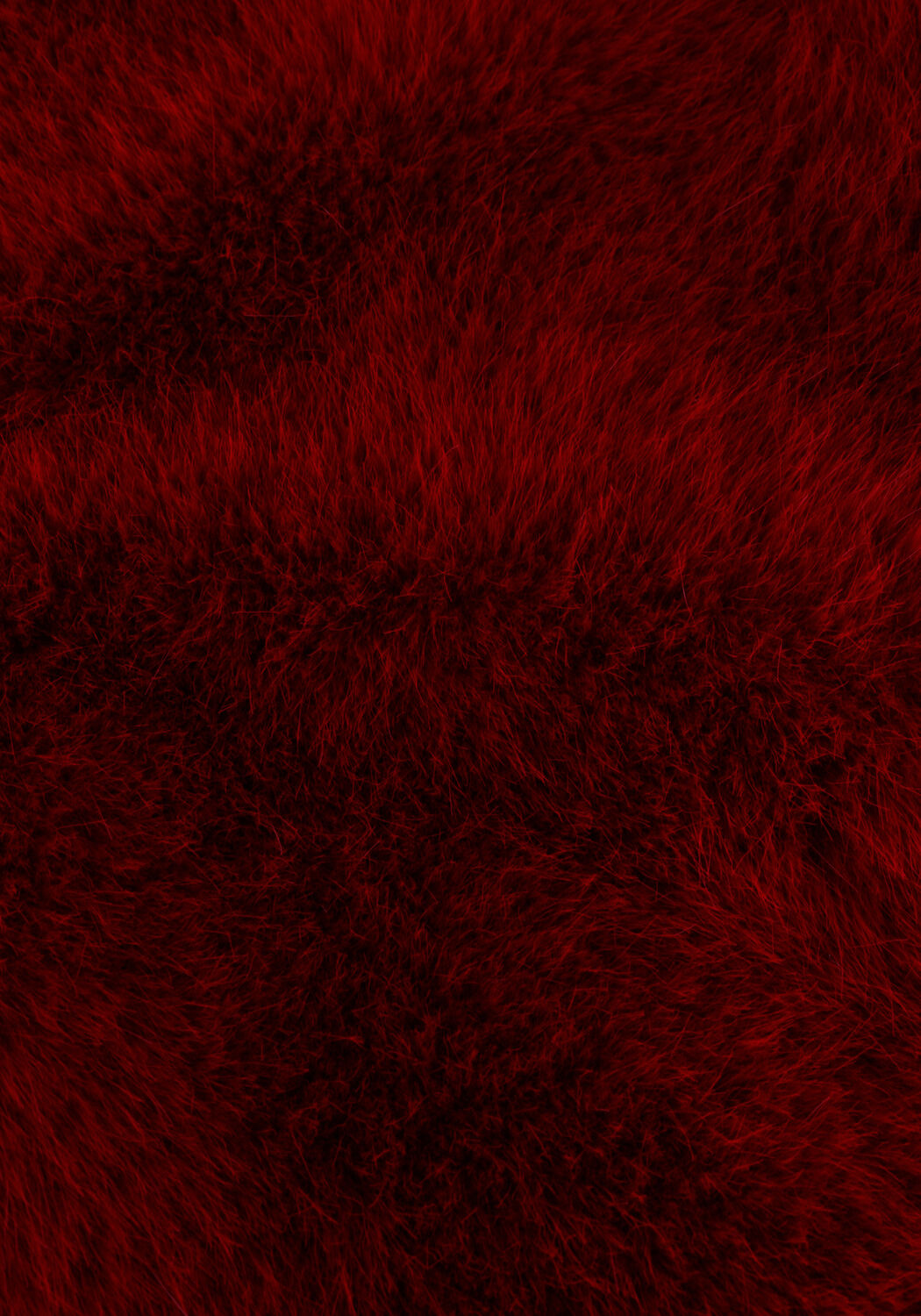 Rode OMODA ATELIER Faux fur jas X IRIS - IMRE - large