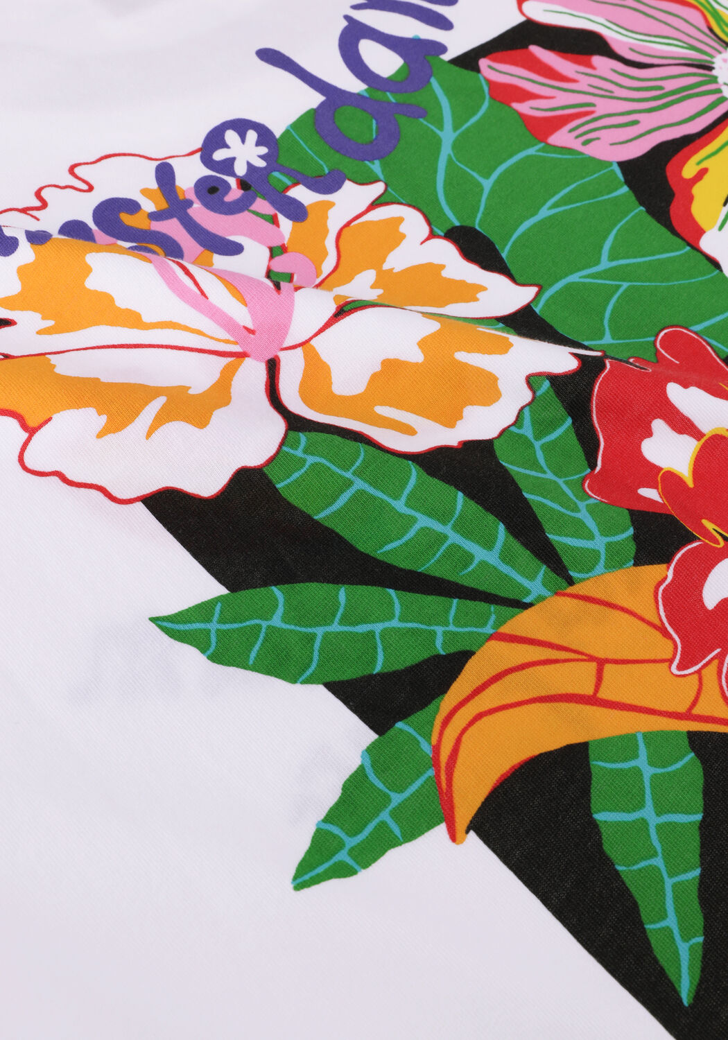 Witte SCOTCH & SODA T-shirt ENDLESS SUMMER ARTWORK TEE - large