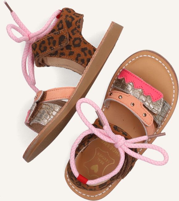 Bruine SHOESME Platte sandalen CS21S010 Bruine SHOESME Platte sandalen CS21S010 - large