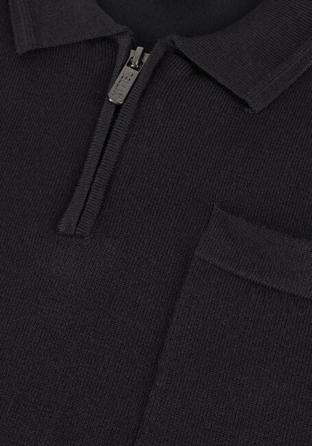 Zwarte RELLIX Polo POLO KNITTED ZIP - large