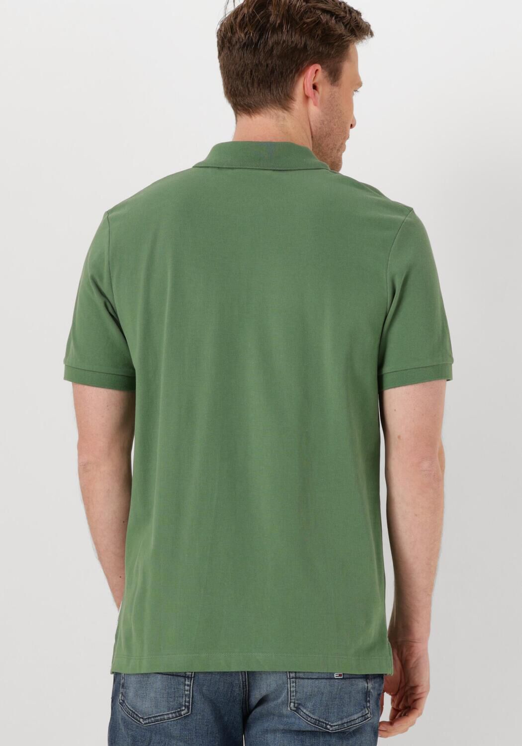 SCOTCH & SODA Heren Polo's & T-shirts Logo Pique Polo Groen