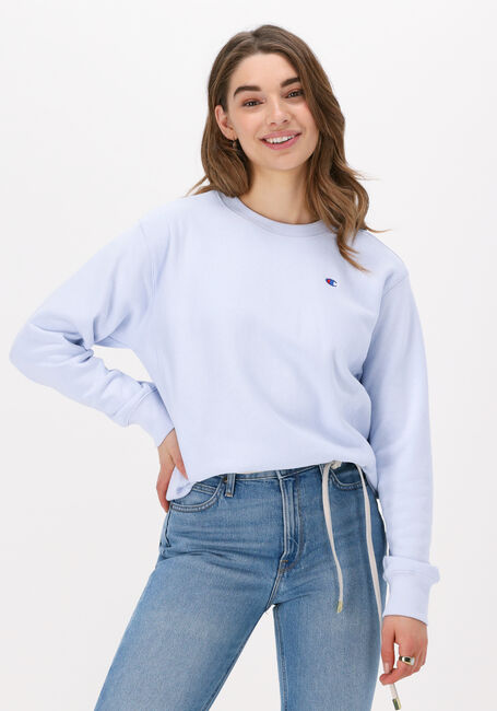 Blauwe CHAMPION Sweater CREWNECK SWEATSHIRT - large