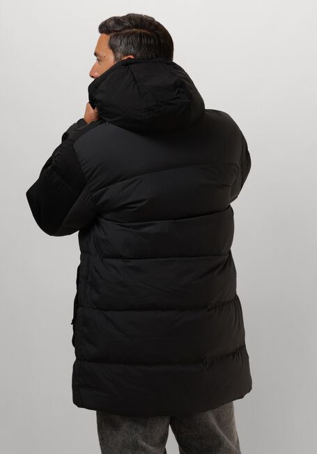 Zwarte TOMMY JEANS Gewatteerde jas TJM TWO TONE PARKA - large