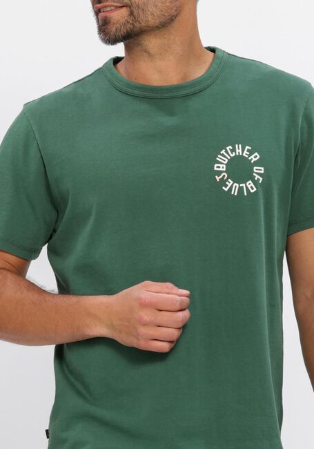 Groene BUTCHER OF BLUE T-shirt ARMY CIRCLE TEE - large