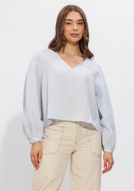 Lichtblauwe ANOTHER LABEL Blouses ALFLORENCE TOP L/S - large