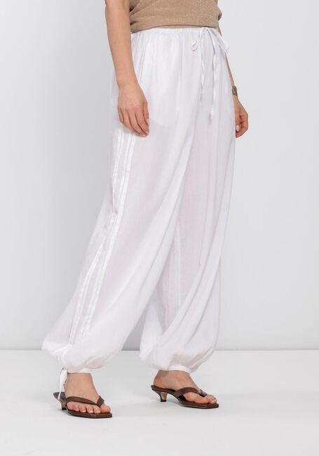 Witte NEO NOIR Broeken ELYSE S VOILE BALLOON PANTS - large