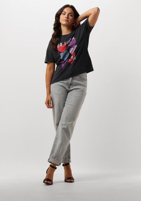 Grijze CATWALK JUNKIE T-shirt RELAXED TEE - large