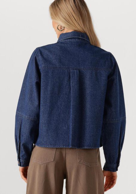 Donkerblauwe MODSTRÖM Blouses POSSYMD SHIRT - large