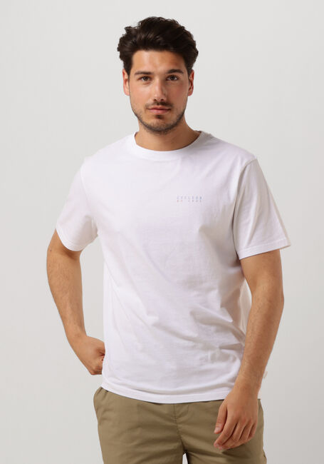 Witte CYCLEUR DE LUXE T-shirt FLAGROADS - large