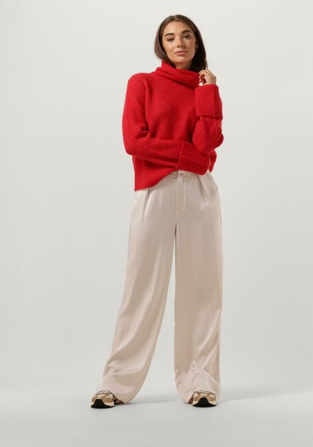 Rode SELECTED WOMEN Coltrui SLFSIA RAS LS KNIT ROLLNECK - large