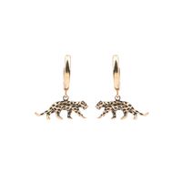 Goudkleurig ATLITW STUDIO Oorbellen SOUVENIR EARRINGS LEOPARD - medium