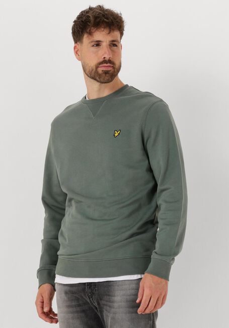 Groene LYLE & SCOTT Trui CREW NECK SWEATSHIRT - large