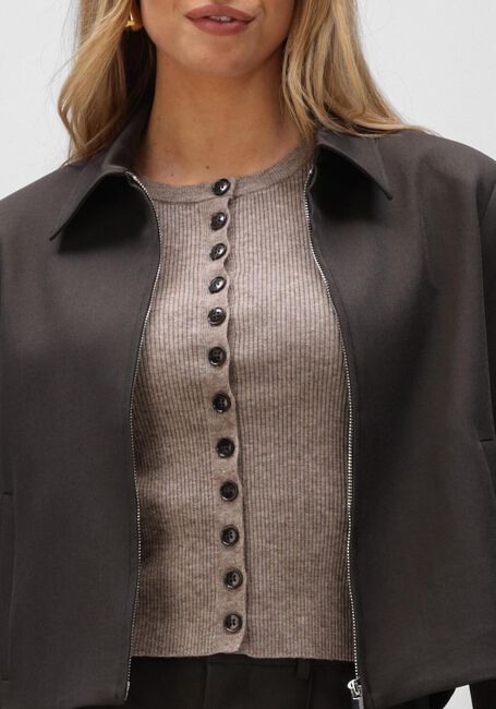 Donkergrijze NEO NOIR Jack VIANNEY STRUCTURE JACKET - large