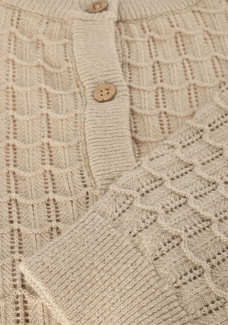 Witte LIL' ATELIER Vest NMFDIJA LS LOOSE KNIT - large