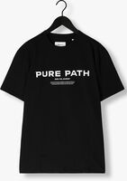 Zwarte PURE PATH T-shirt TSHIRT WITH FRONT PRINT