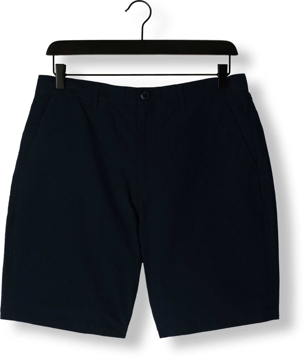 SELECTED HOMME Heren Broeken Slhregular-karl Seersucker Shorts Donkerblauw