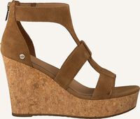 Cognac UGG Platte sandalen WHITNEY - medium